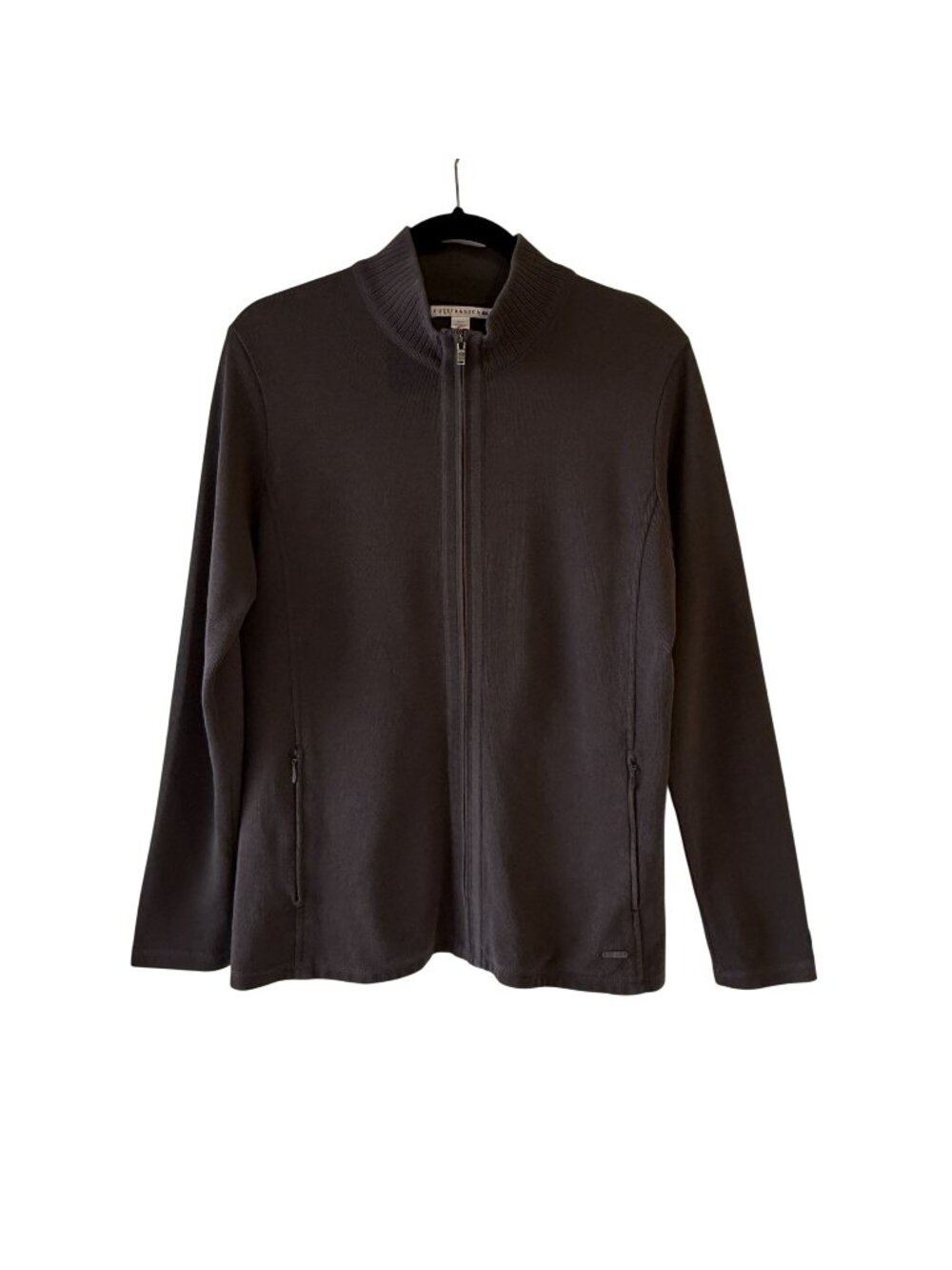 CUTTER & BUCK Size M Journey Supima Cotton Flatback Full Zip Sweater LCK08632